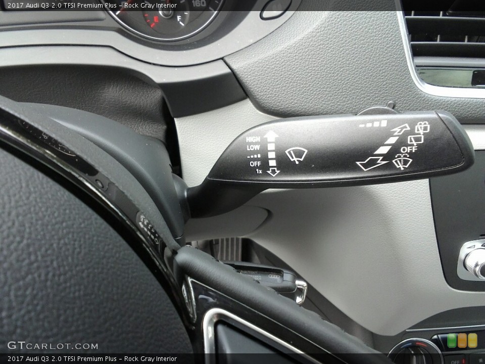 Rock Gray Interior Controls for the 2017 Audi Q3 2.0 TFSI Premium Plus #122471242
