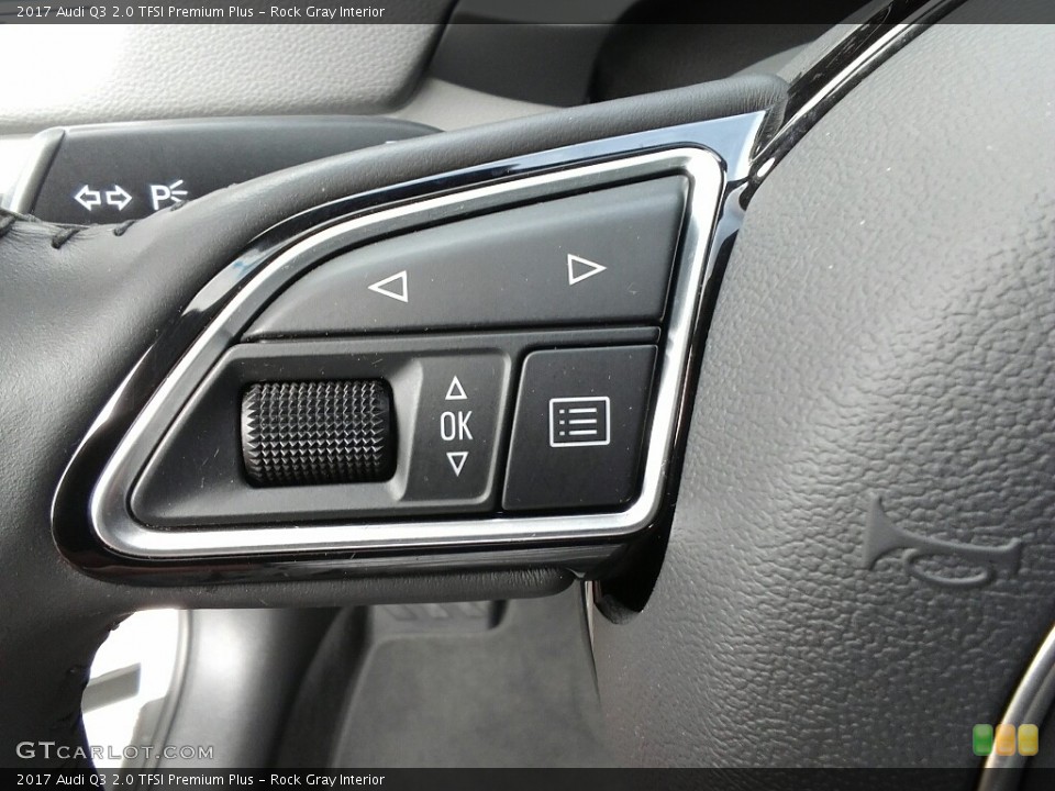 Rock Gray Interior Controls for the 2017 Audi Q3 2.0 TFSI Premium Plus #122471266