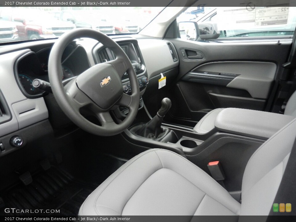 Jet Black/­Dark Ash Interior Photo for the 2017 Chevrolet Colorado Extended Cab #122474659