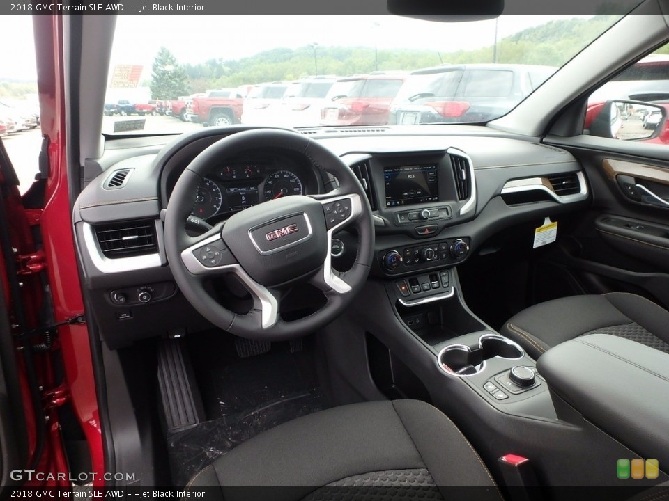 ­Jet Black Interior Photo for the 2018 GMC Terrain SLE AWD #122480432