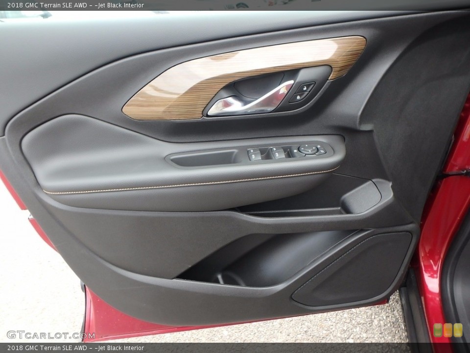 ­Jet Black Interior Door Panel for the 2018 GMC Terrain SLE AWD #122480456