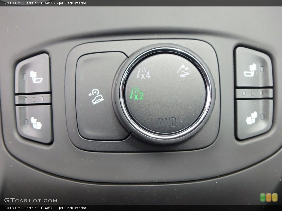 ­Jet Black Interior Controls for the 2018 GMC Terrain SLE AWD #122480621