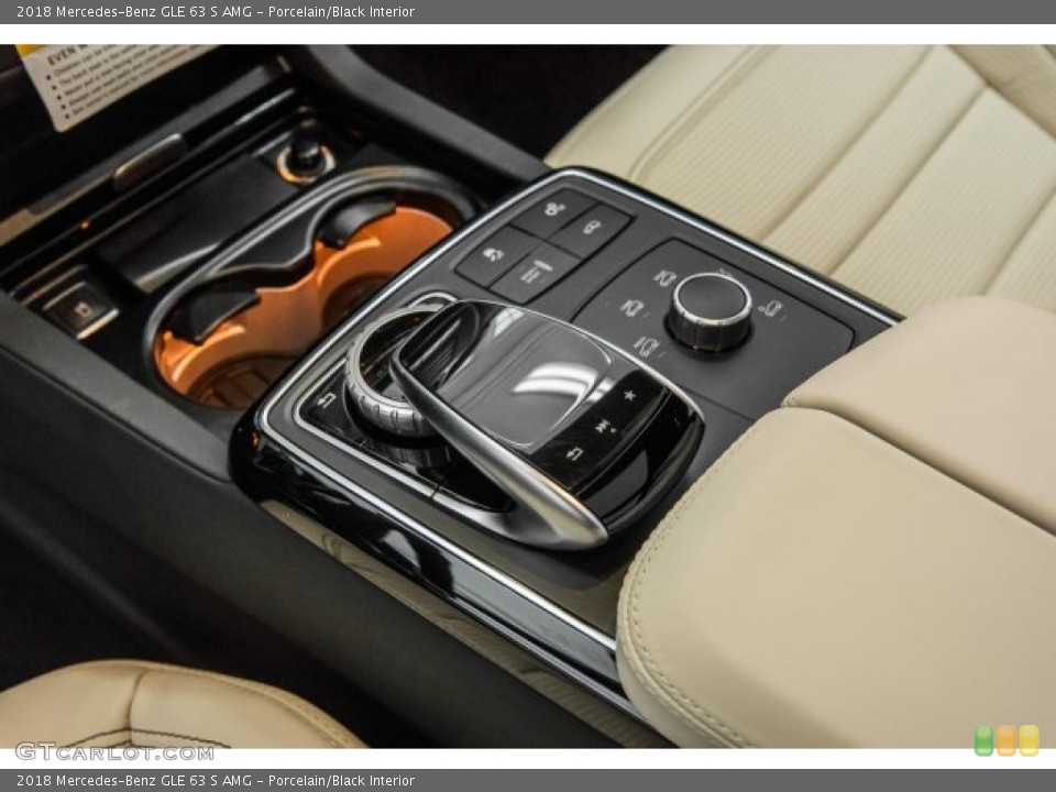 Porcelain/Black Interior Controls for the 2018 Mercedes-Benz GLE 63 S AMG #122481217