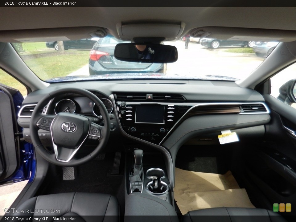 Black Interior Dashboard for the 2018 Toyota Camry XLE #122483624