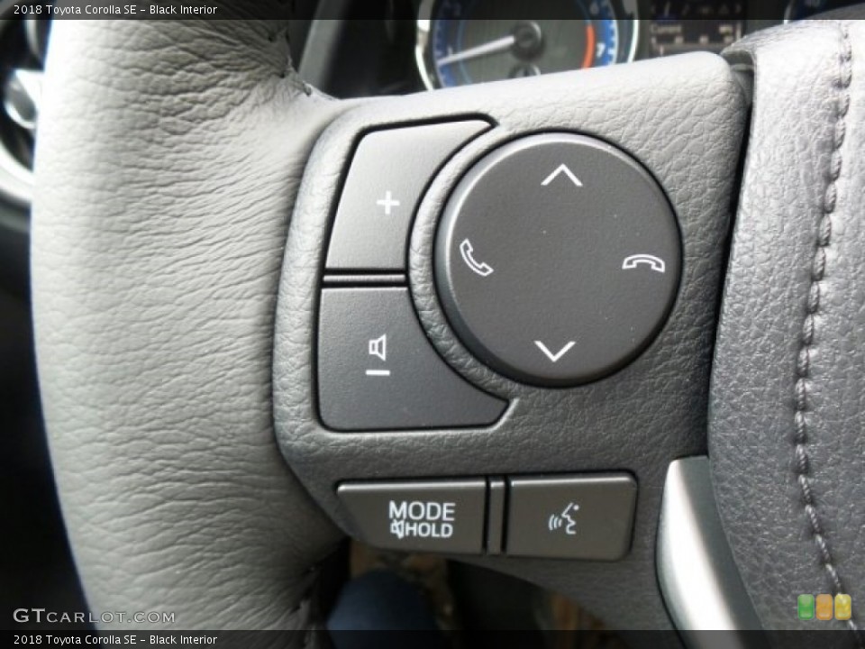 Black Interior Controls for the 2018 Toyota Corolla SE #122488607