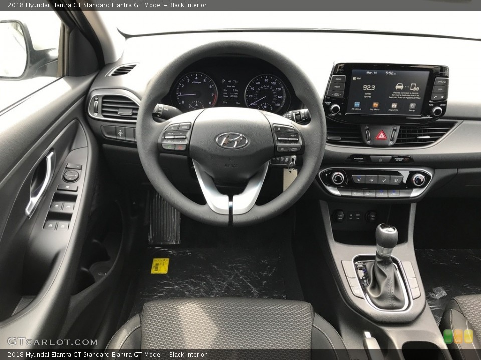 Black Interior Dashboard for the 2018 Hyundai Elantra GT  #122490326