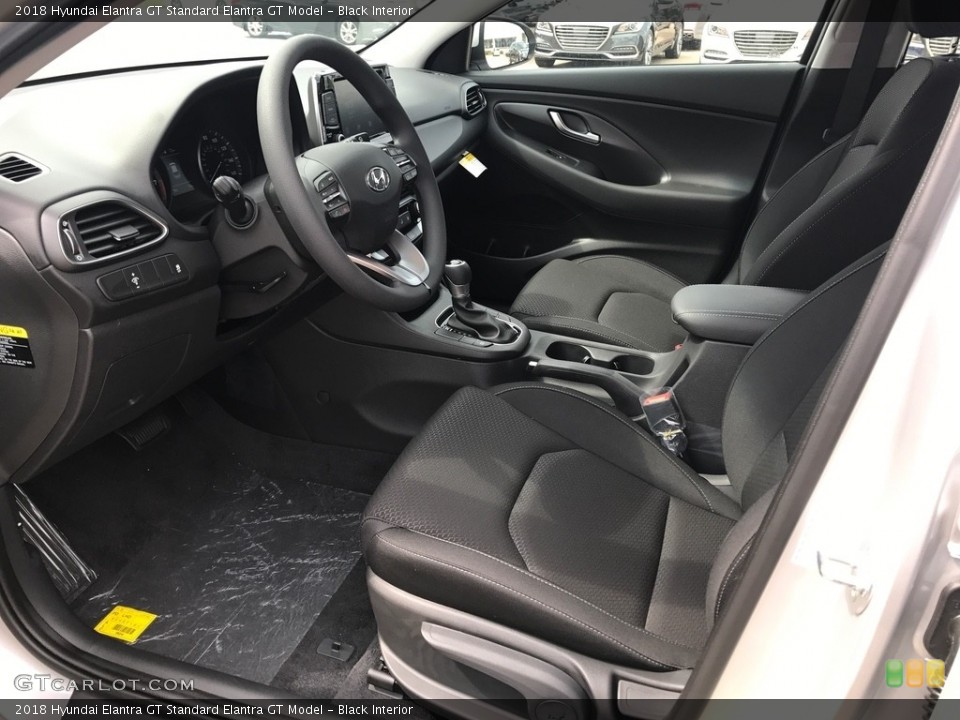 Black Interior Photo for the 2018 Hyundai Elantra GT  #122490353