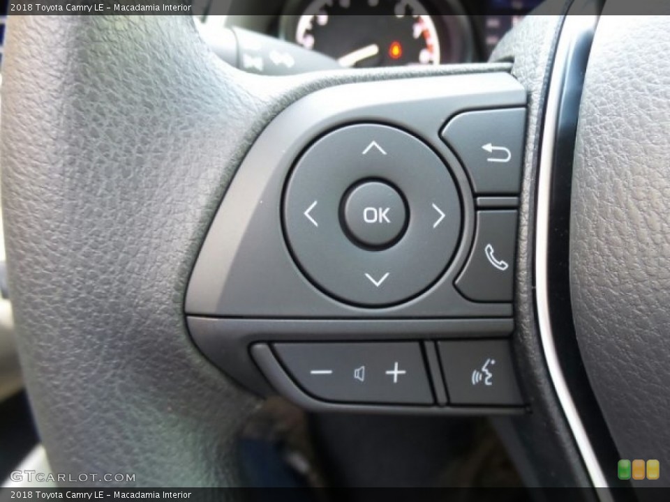 Macadamia Interior Controls for the 2018 Toyota Camry LE #122490503