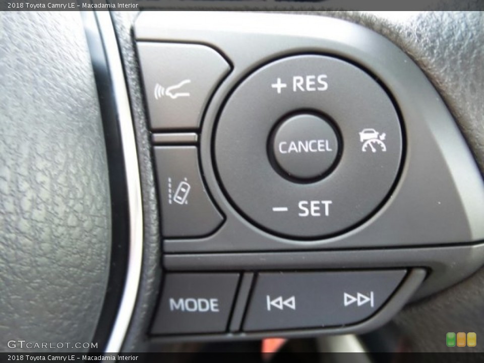 Macadamia Interior Controls for the 2018 Toyota Camry LE #122490536