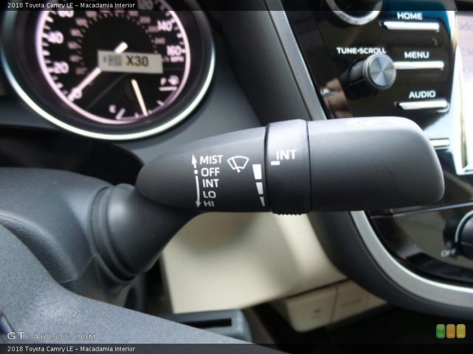 Macadamia Interior Controls for the 2018 Toyota Camry LE #122490557