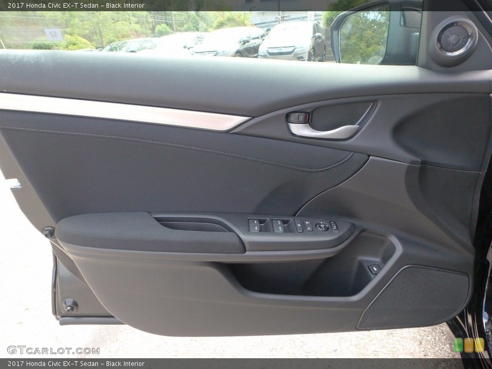 Black Interior Door Panel for the 2017 Honda Civic EX-T Sedan #122501333