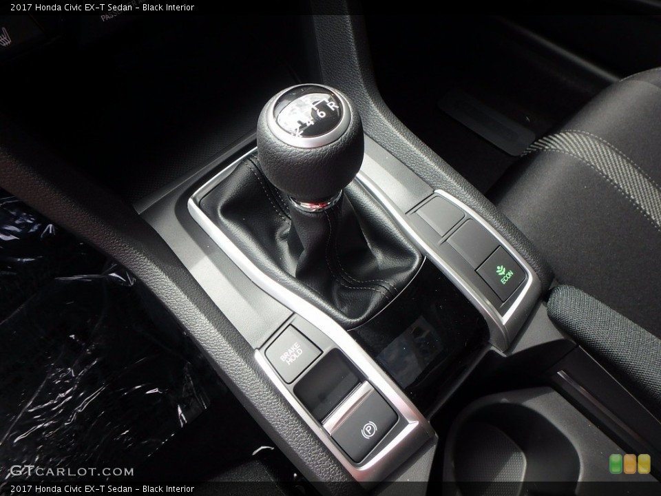 Black Interior Transmission for the 2017 Honda Civic EX-T Sedan #122501453