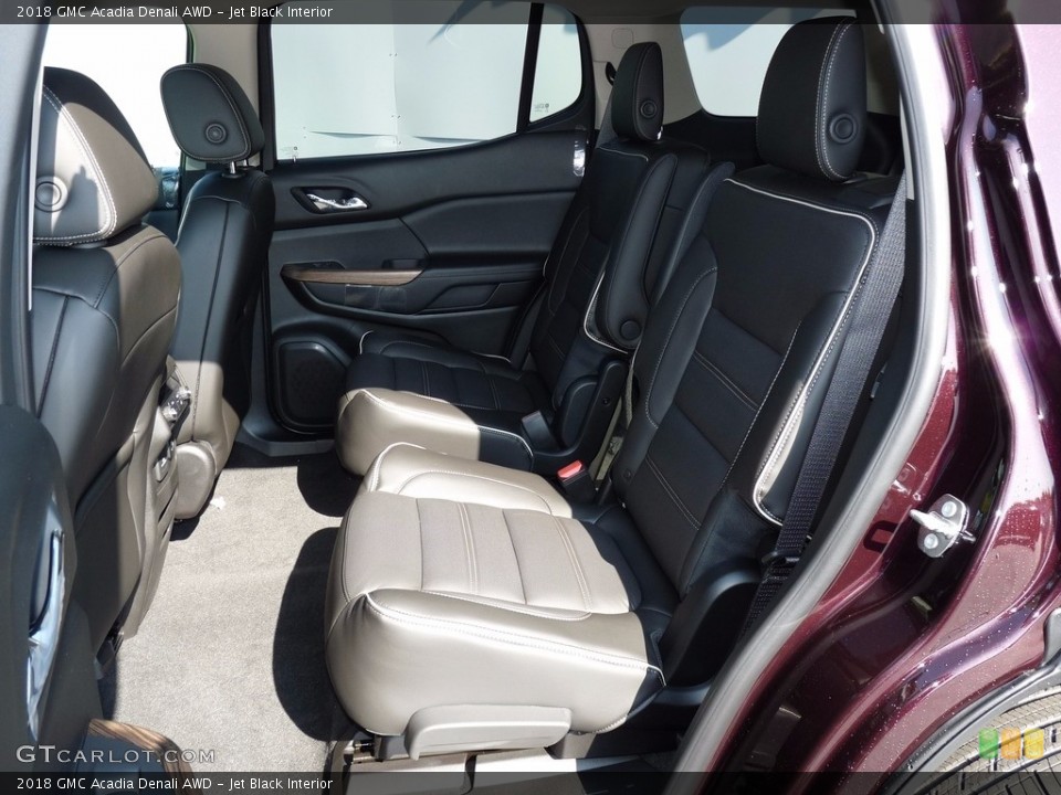 Jet Black Interior Rear Seat for the 2018 GMC Acadia Denali AWD #122502695