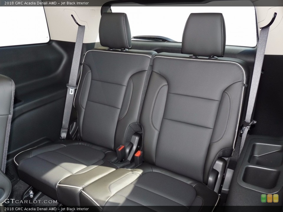 Jet Black Interior Rear Seat for the 2018 GMC Acadia Denali AWD #122502725