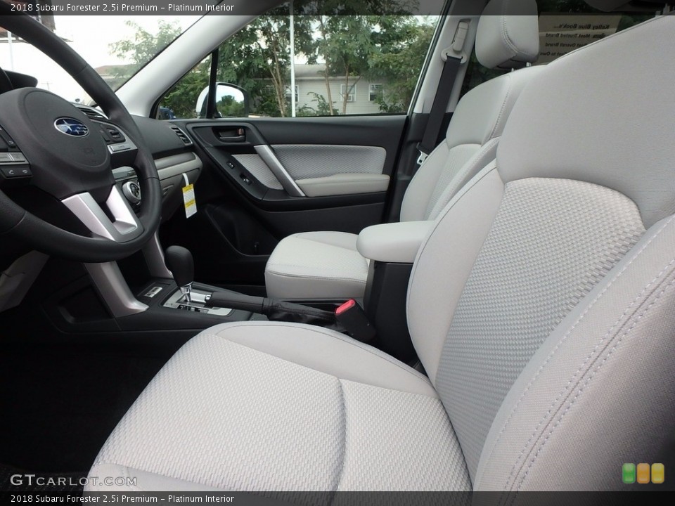 Platinum Interior Front Seat for the 2018 Subaru Forester 2.5i Premium #122502890