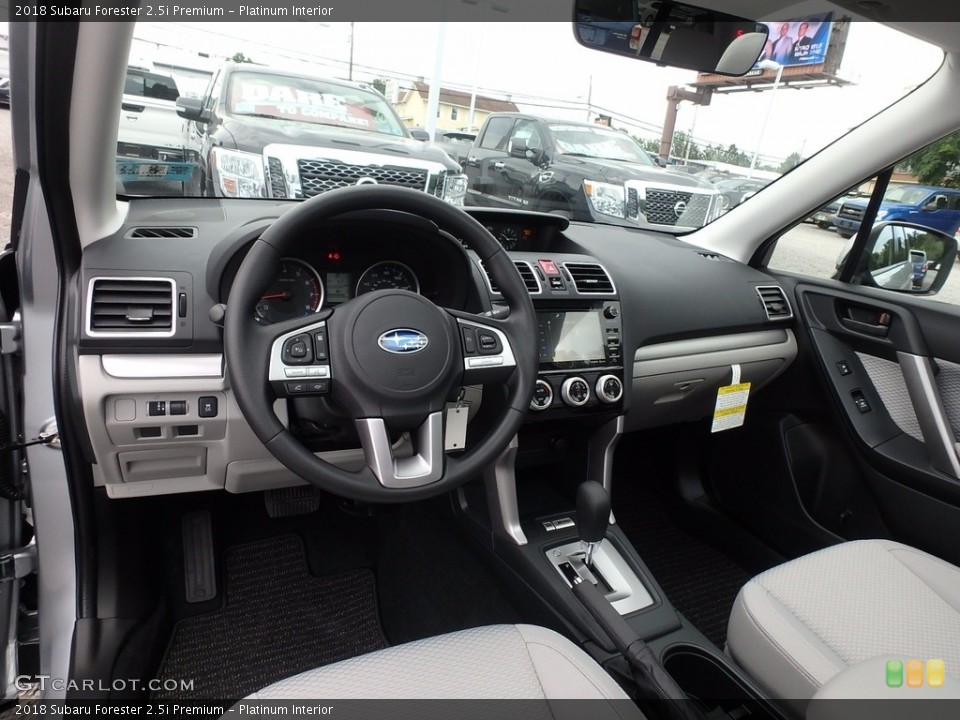 Platinum Interior Photo for the 2018 Subaru Forester 2.5i Premium #122502941