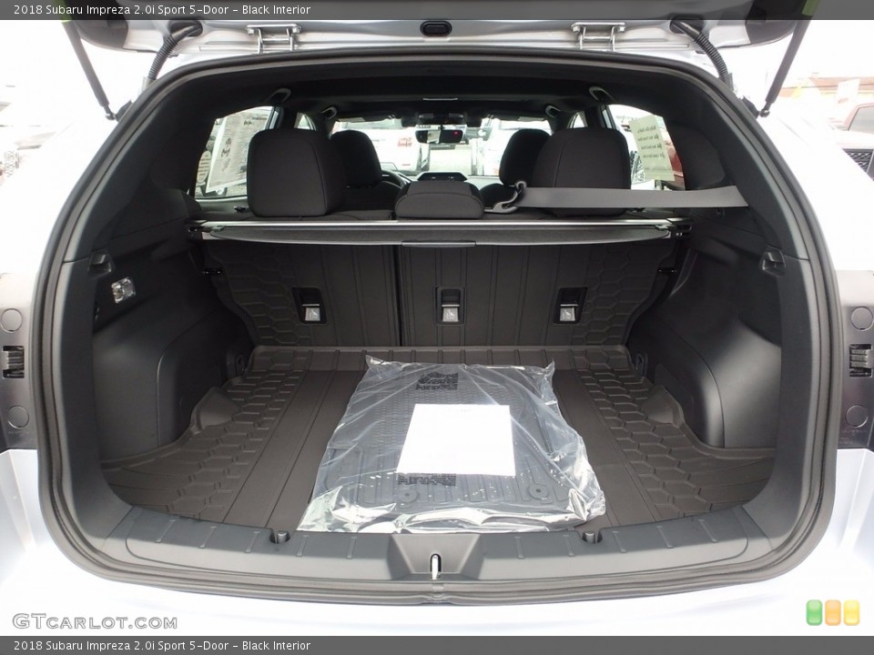 Black Interior Trunk for the 2018 Subaru Impreza 2.0i Sport 5-Door #122504816