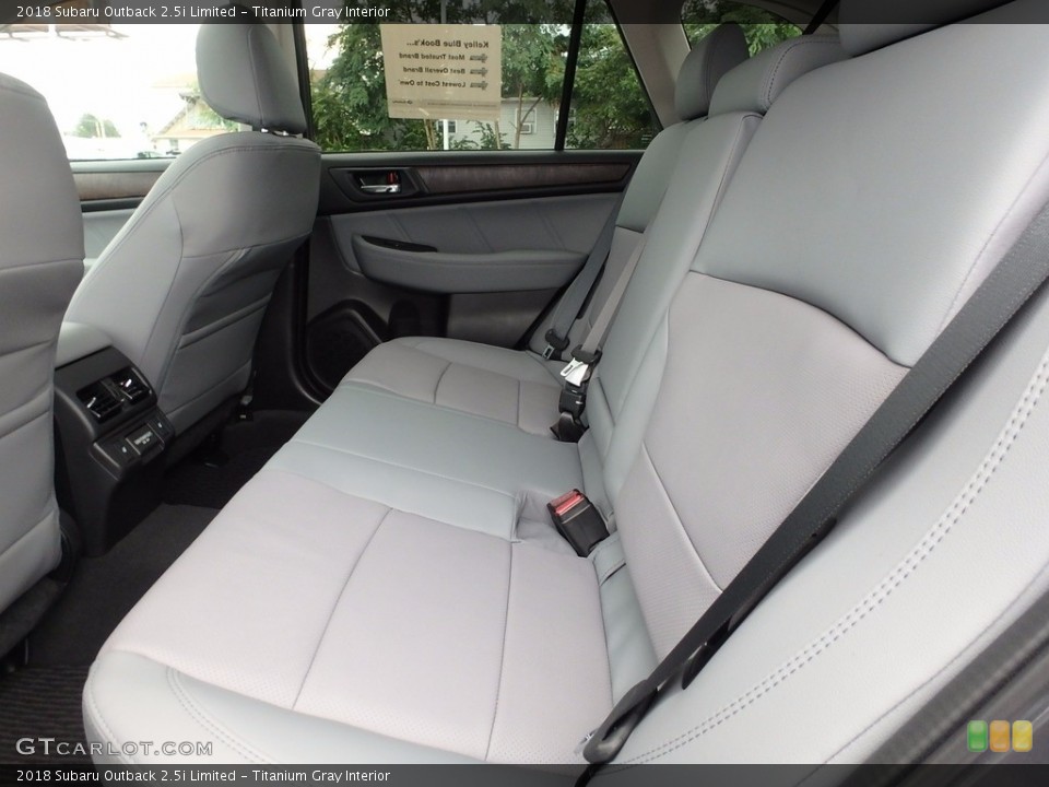 Titanium Gray Interior Rear Seat for the 2018 Subaru Outback 2.5i Limited #122506163