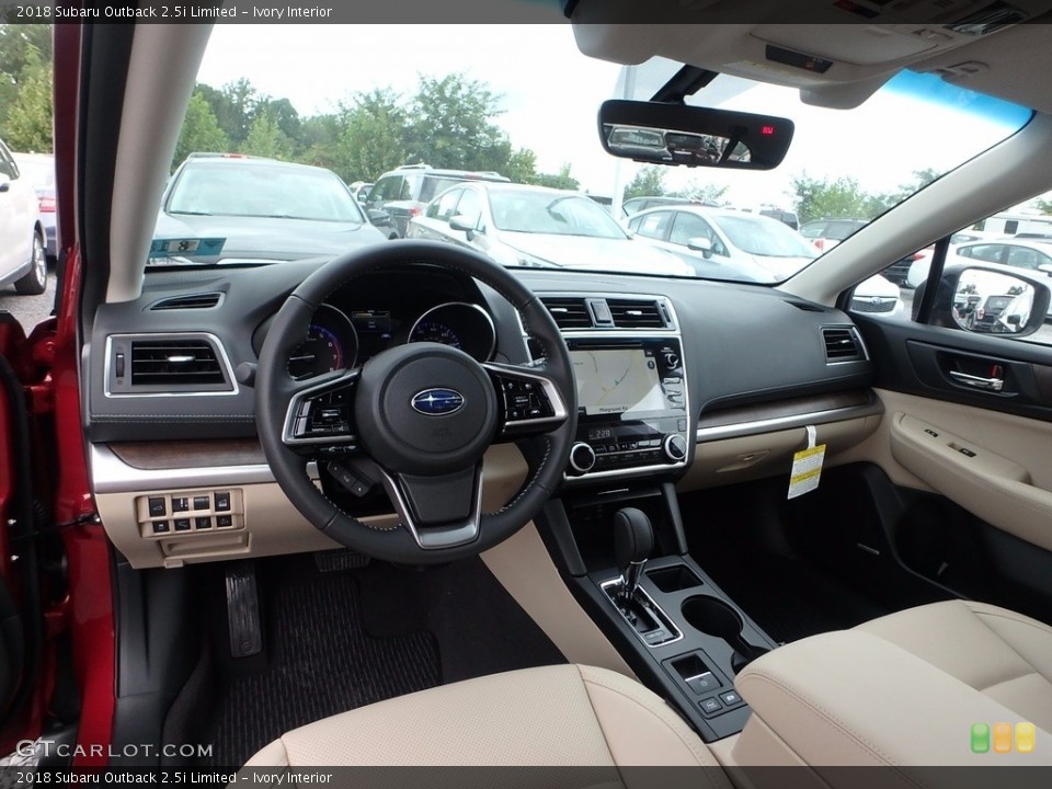 Ivory Interior Photo for the 2018 Subaru Outback 2.5i Limited #122506742
