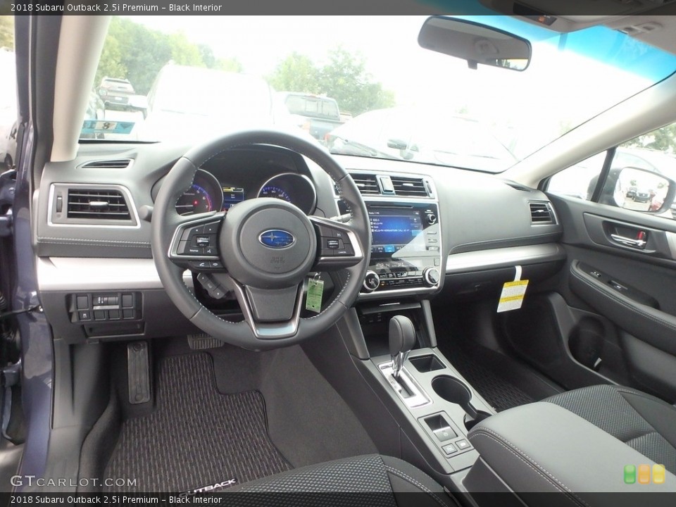 Black Interior Photo for the 2018 Subaru Outback 2.5i Premium #122507765