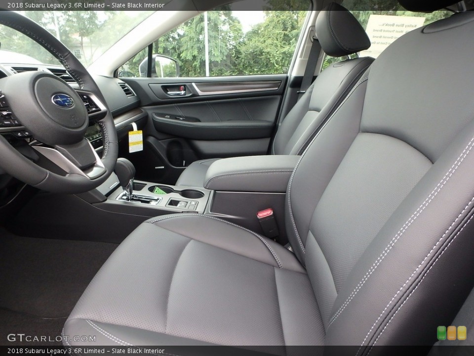 Slate Black Interior Front Seat for the 2018 Subaru Legacy 3.6R Limited #122508221