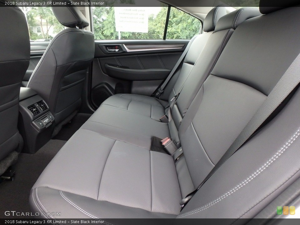 Slate Black Interior Rear Seat for the 2018 Subaru Legacy 3.6R Limited #122508245