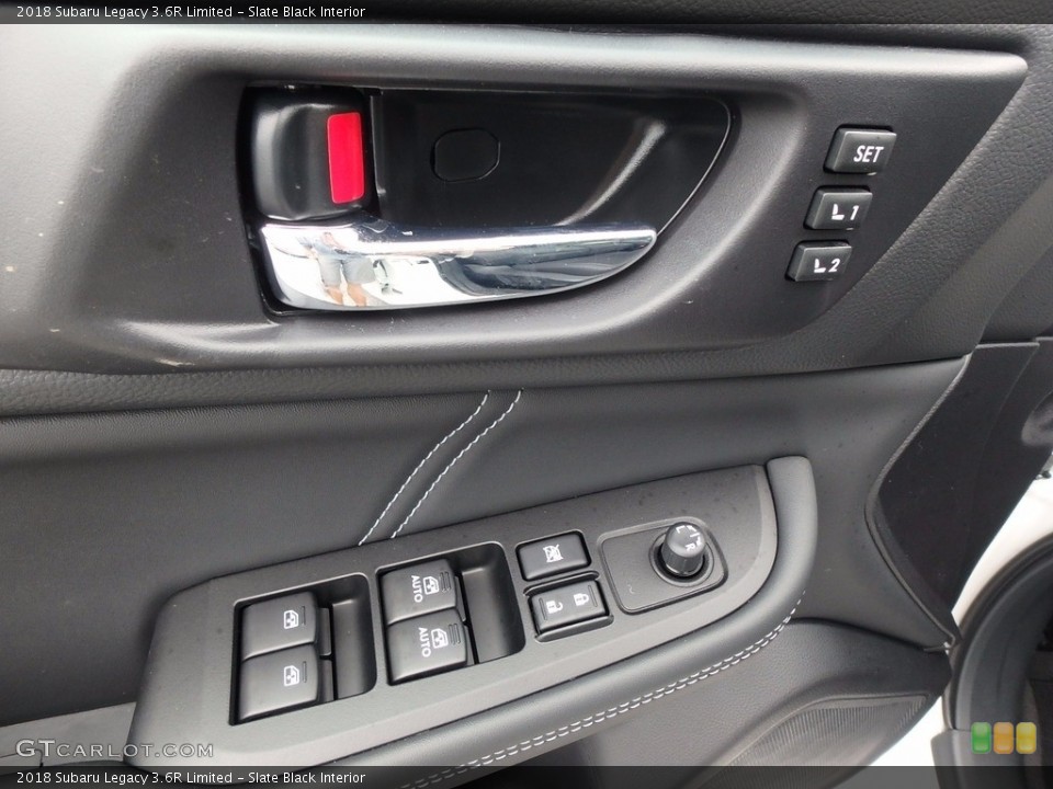 Slate Black Interior Controls for the 2018 Subaru Legacy 3.6R Limited #122508296
