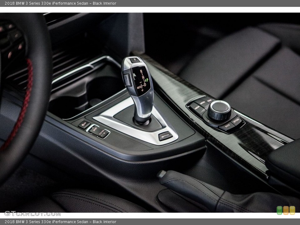 Black Interior Transmission for the 2018 BMW 3 Series 330e iPerformance Sedan #122508791