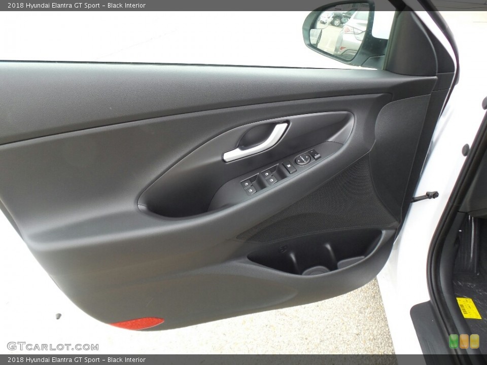 Black Interior Door Panel for the 2018 Hyundai Elantra GT Sport #122515907