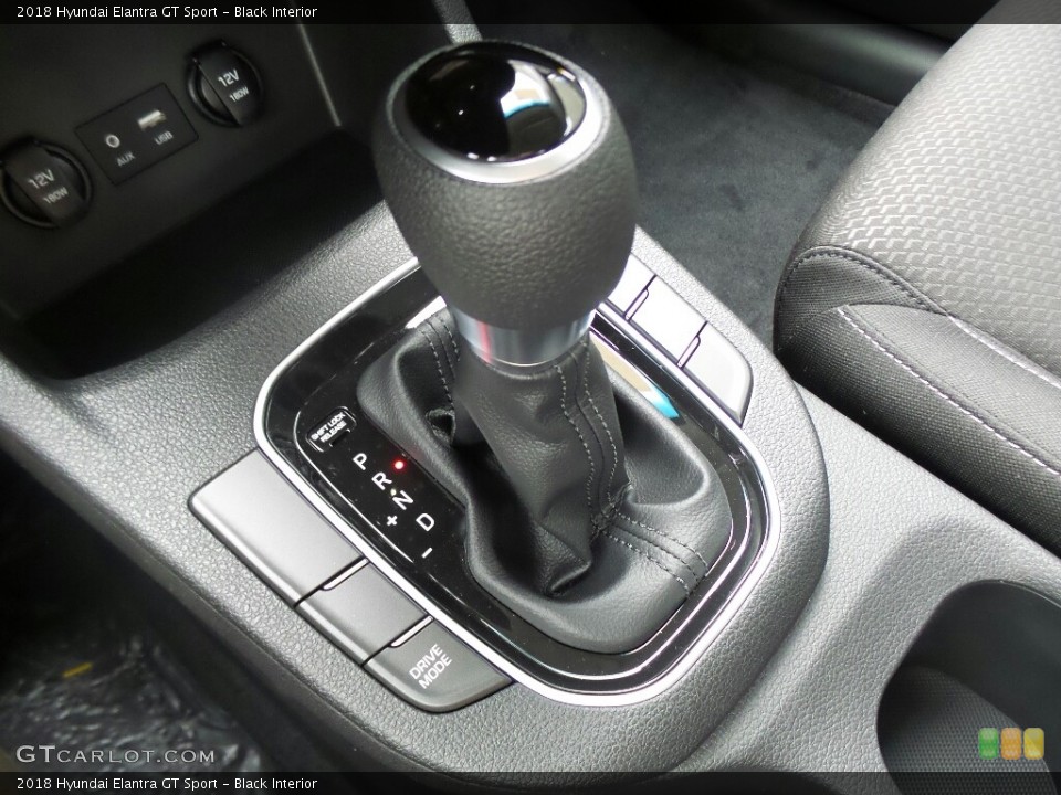 Black Interior Transmission for the 2018 Hyundai Elantra GT Sport #122516153