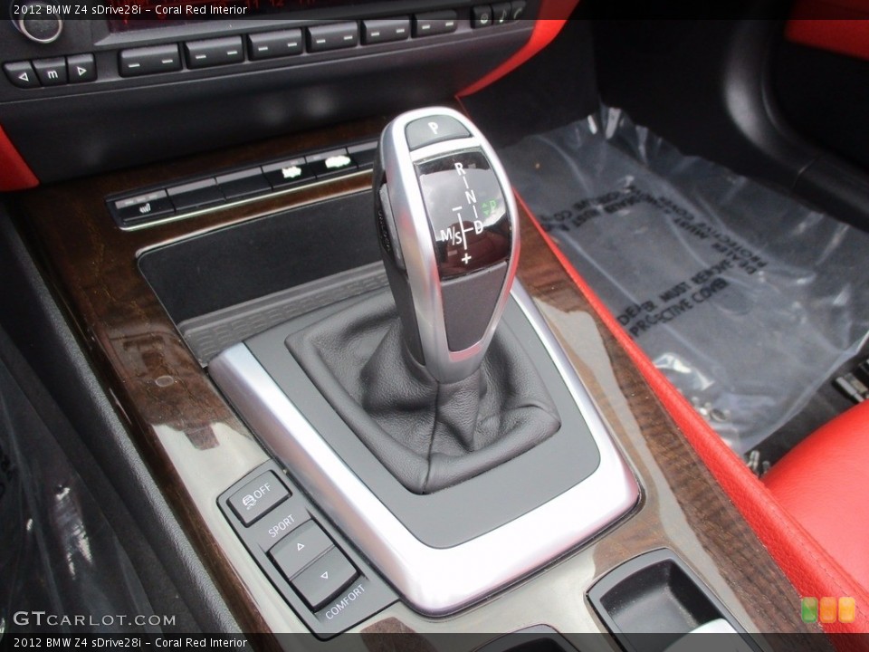 Coral Red Interior Transmission for the 2012 BMW Z4 sDrive28i #122524117