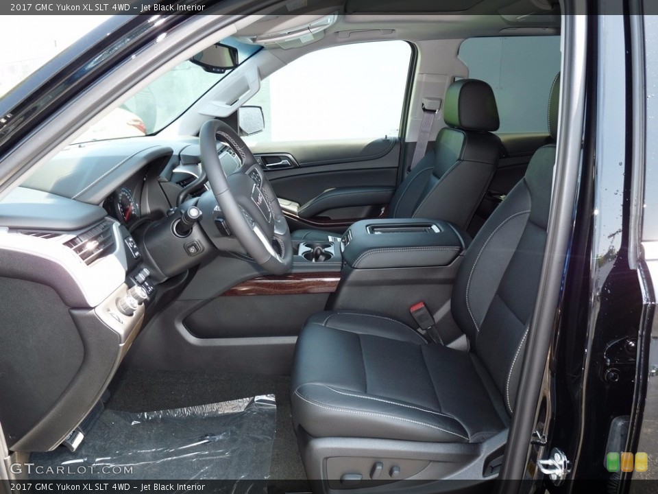 Jet Black Interior Front Seat for the 2017 GMC Yukon XL SLT 4WD #122529937