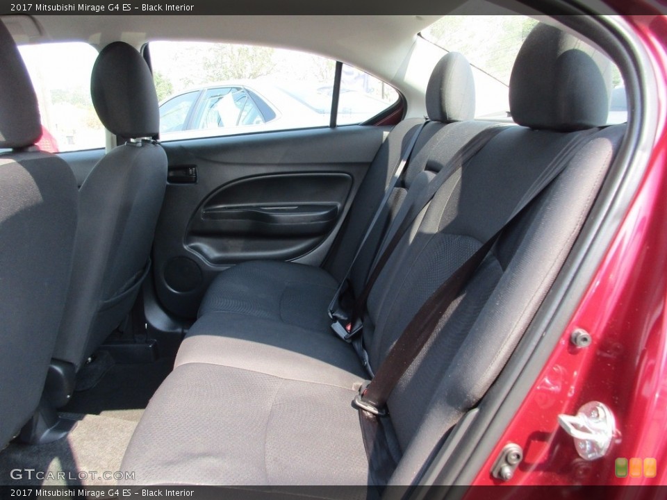 Black Interior Rear Seat for the 2017 Mitsubishi Mirage G4 ES #122541240