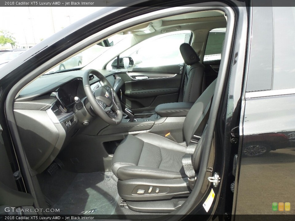 Jet Black Interior Photo for the 2018 Cadillac XT5 Luxury AWD #122541545