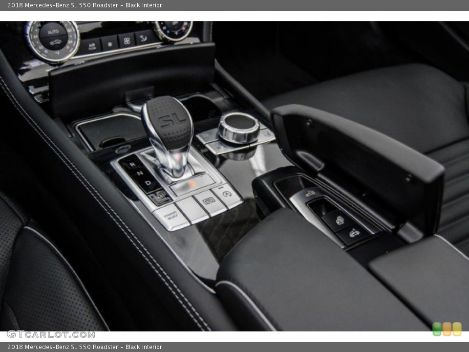Black Interior Transmission for the 2018 Mercedes-Benz SL 550 Roadster #122544526