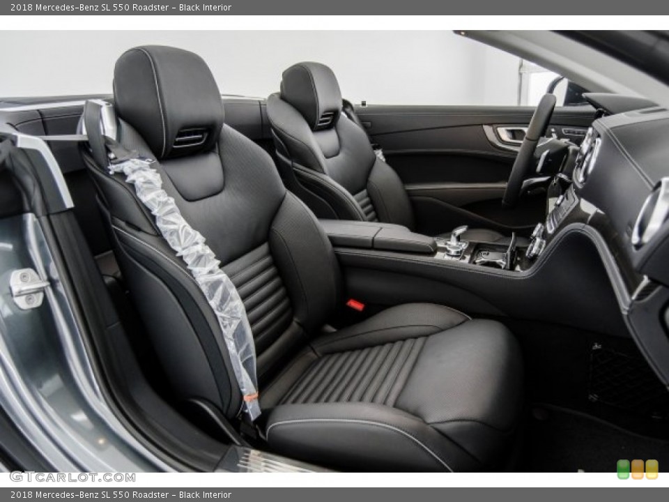 Black Interior Front Seat for the 2018 Mercedes-Benz SL 550 Roadster #122544657