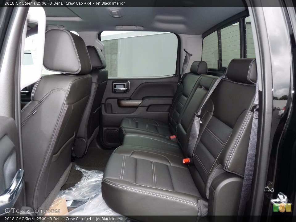 Jet Black Interior Rear Seat for the 2018 GMC Sierra 2500HD Denali Crew Cab 4x4 #122551164