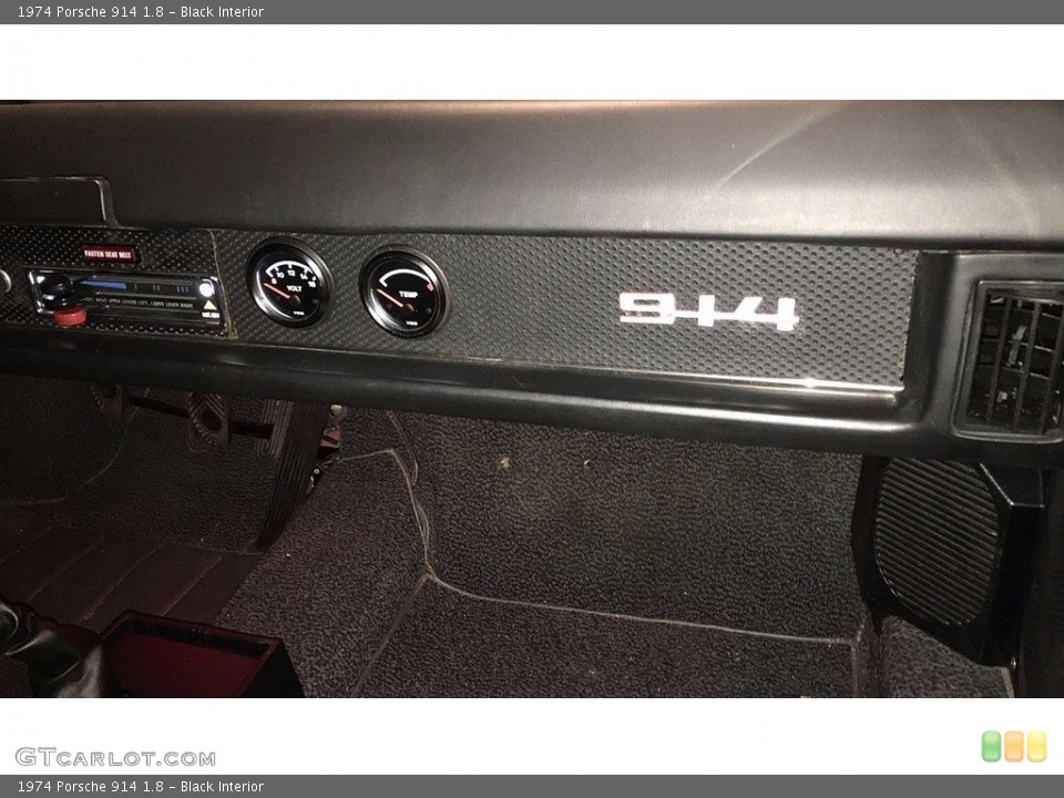 Black Interior Dashboard for the 1974 Porsche 914 1.8 #122553774