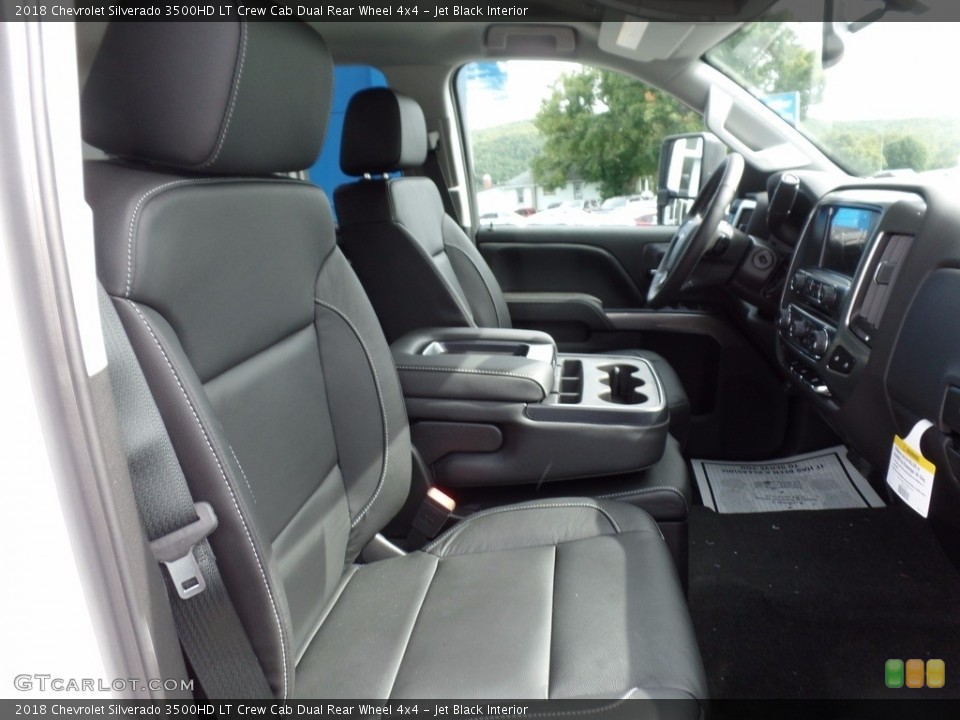Jet Black Interior Photo for the 2018 Chevrolet Silverado 3500HD LT Crew Cab Dual Rear Wheel 4x4 #122557668