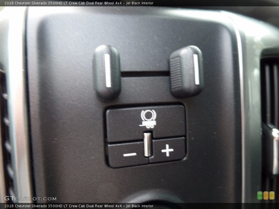 Jet Black Interior Controls for the 2018 Chevrolet Silverado 3500HD LT Crew Cab Dual Rear Wheel 4x4 #122557788