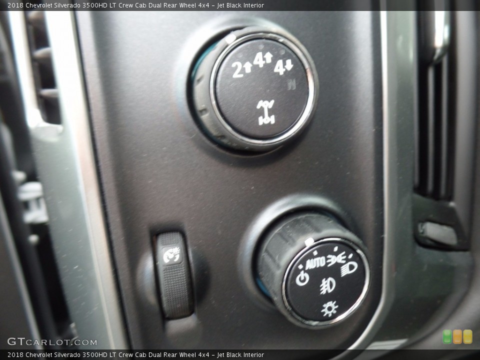 Jet Black Interior Controls for the 2018 Chevrolet Silverado 3500HD LT Crew Cab Dual Rear Wheel 4x4 #122557797