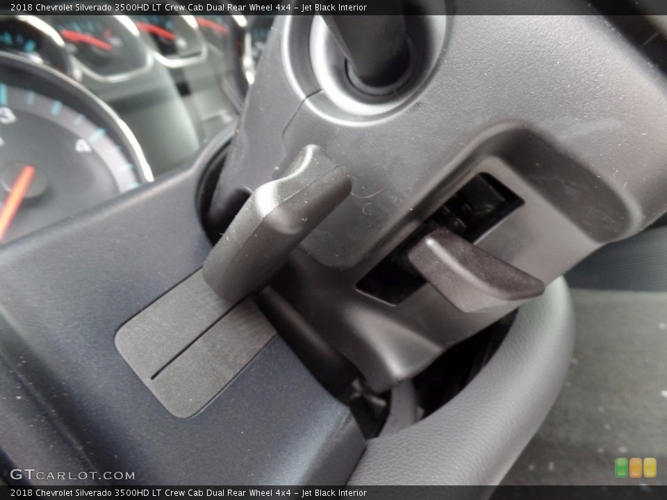Jet Black Interior Controls for the 2018 Chevrolet Silverado 3500HD LT Crew Cab Dual Rear Wheel 4x4 #122557809