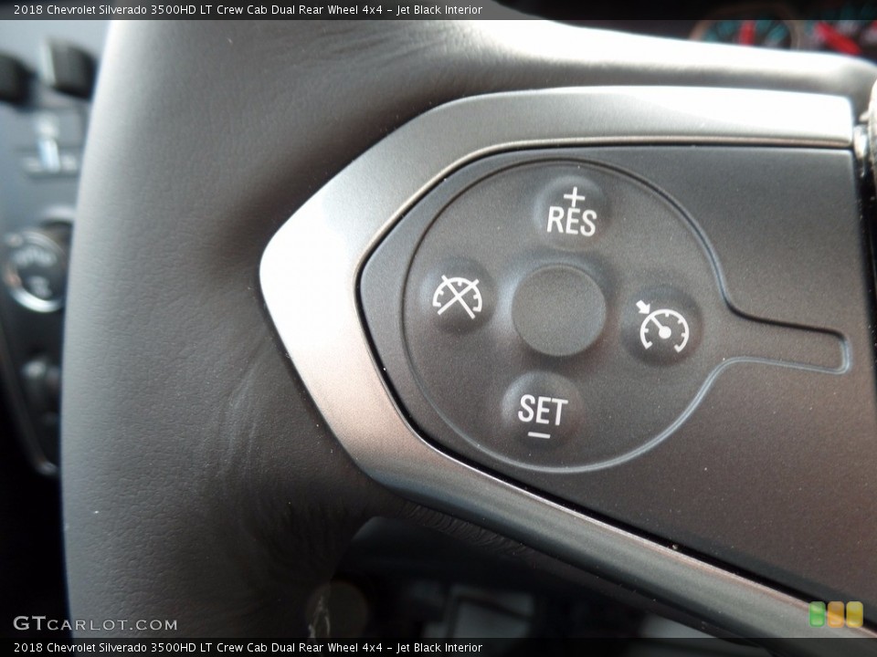 Jet Black Interior Controls for the 2018 Chevrolet Silverado 3500HD LT Crew Cab Dual Rear Wheel 4x4 #122557839