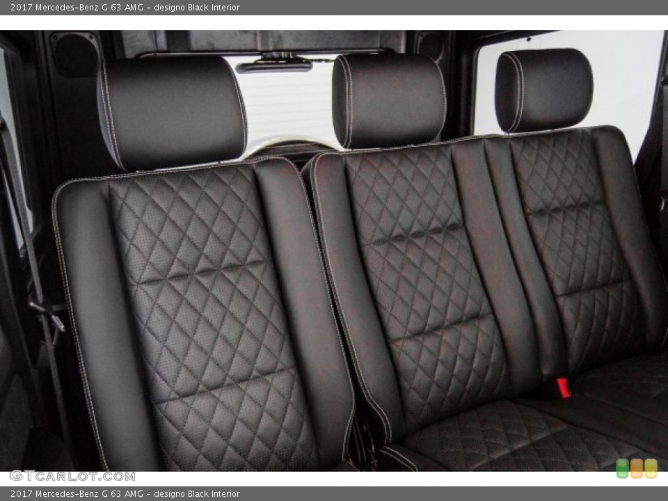 designo Black Interior Rear Seat for the 2017 Mercedes-Benz G 63 AMG #122571287