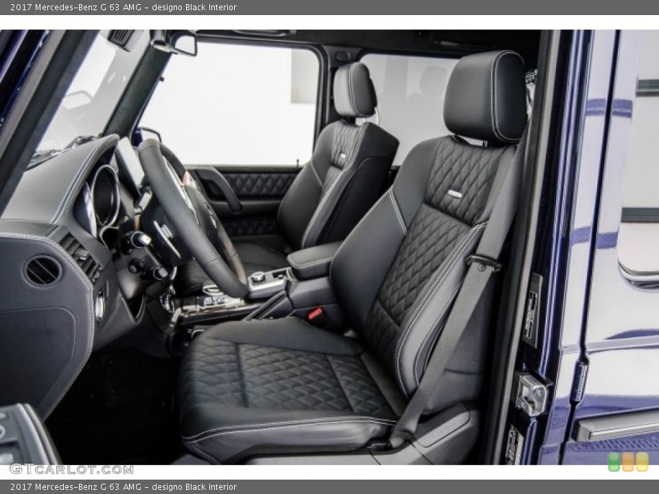 designo Black Interior Front Seat for the 2017 Mercedes-Benz G 63 AMG #122571329