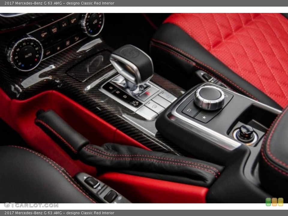 designo Classic Red Interior Transmission for the 2017 Mercedes-Benz G 63 AMG #122571410