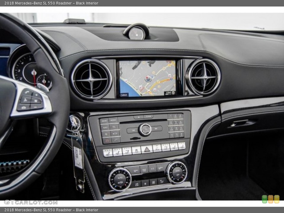 Black Interior Controls for the 2018 Mercedes-Benz SL 550 Roadster #122571752