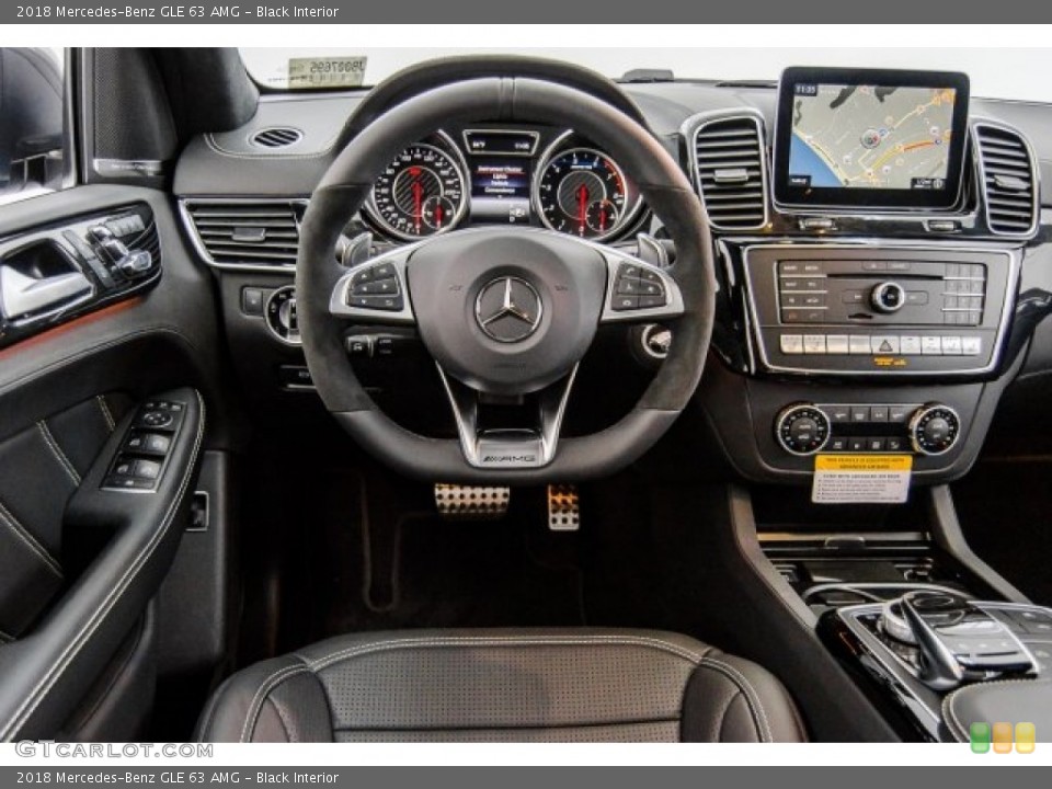 Black Interior Dashboard for the 2018 Mercedes-Benz GLE 63 AMG #122582313