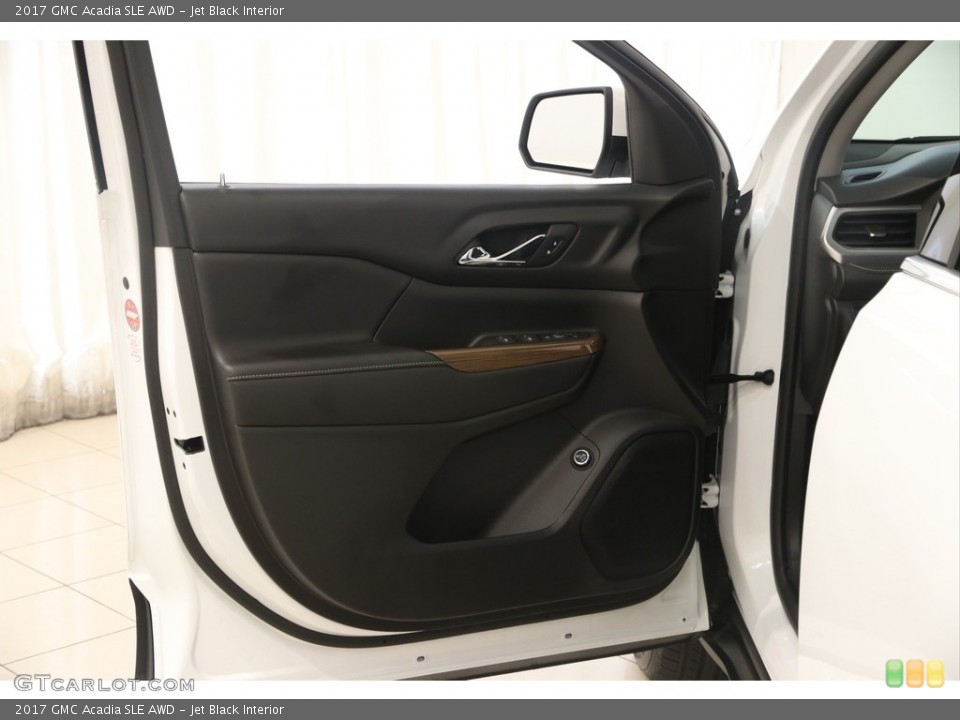 Jet Black Interior Door Panel for the 2017 GMC Acadia SLE AWD #122584474