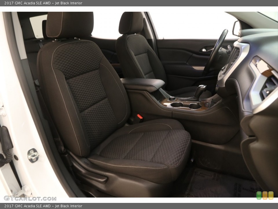 Jet Black Interior Front Seat for the 2017 GMC Acadia SLE AWD #122584716